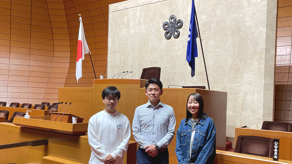 夏休み議会棟•県庁•県警本部見学