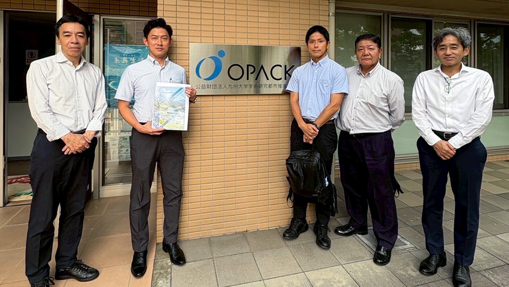 福岡市西区　九州大学学術研究都市推進機構　視察